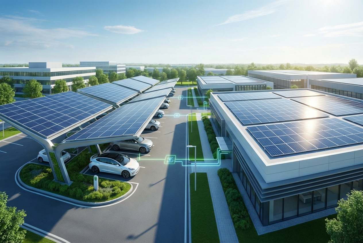 Carport Solar e Rooftop Solar: qual a melhor opção para sua infraestrutura?